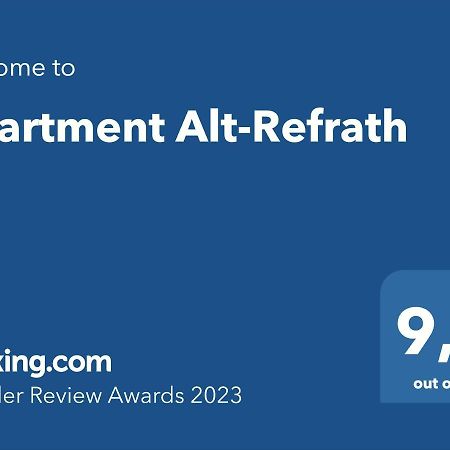 Apartment Alt-Refrath برجيش جلادباخ المظهر الخارجي الصورة